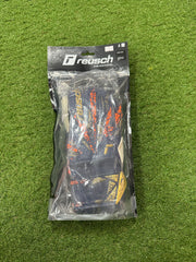 Reusch Attrakt Solid Ch99 Football Goalkeeper Gloves - Blue/Gold