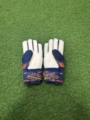 Reusch Attrakt Solid Ch99 Football Goalkeeper Gloves - Blue/Gold