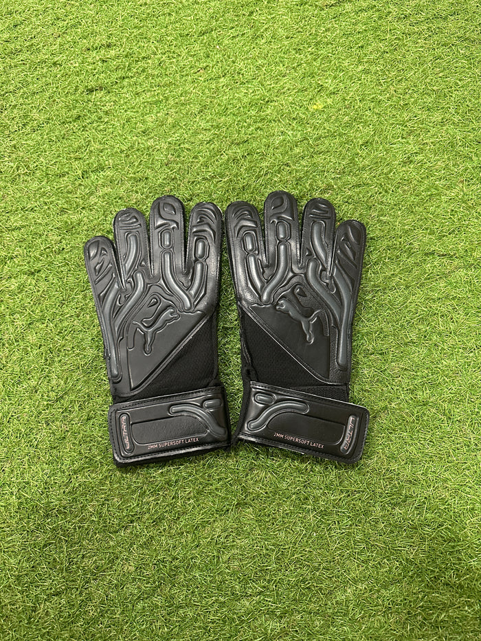 Puma Ultra SN41 Gun Cut Football Goalkeeper Gloves - Black