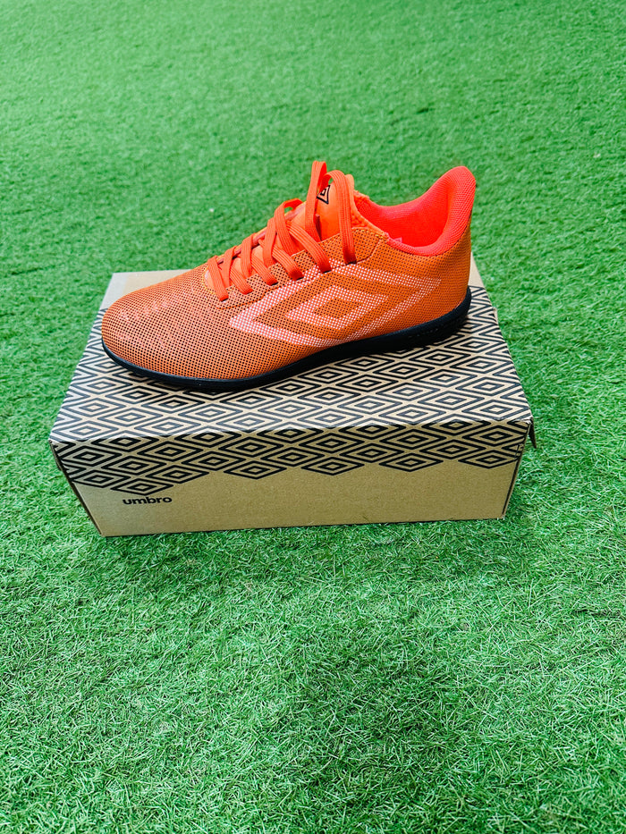 Umbro Velocita Matrix 1.0 Soft Football Junior Shoes - Orange
