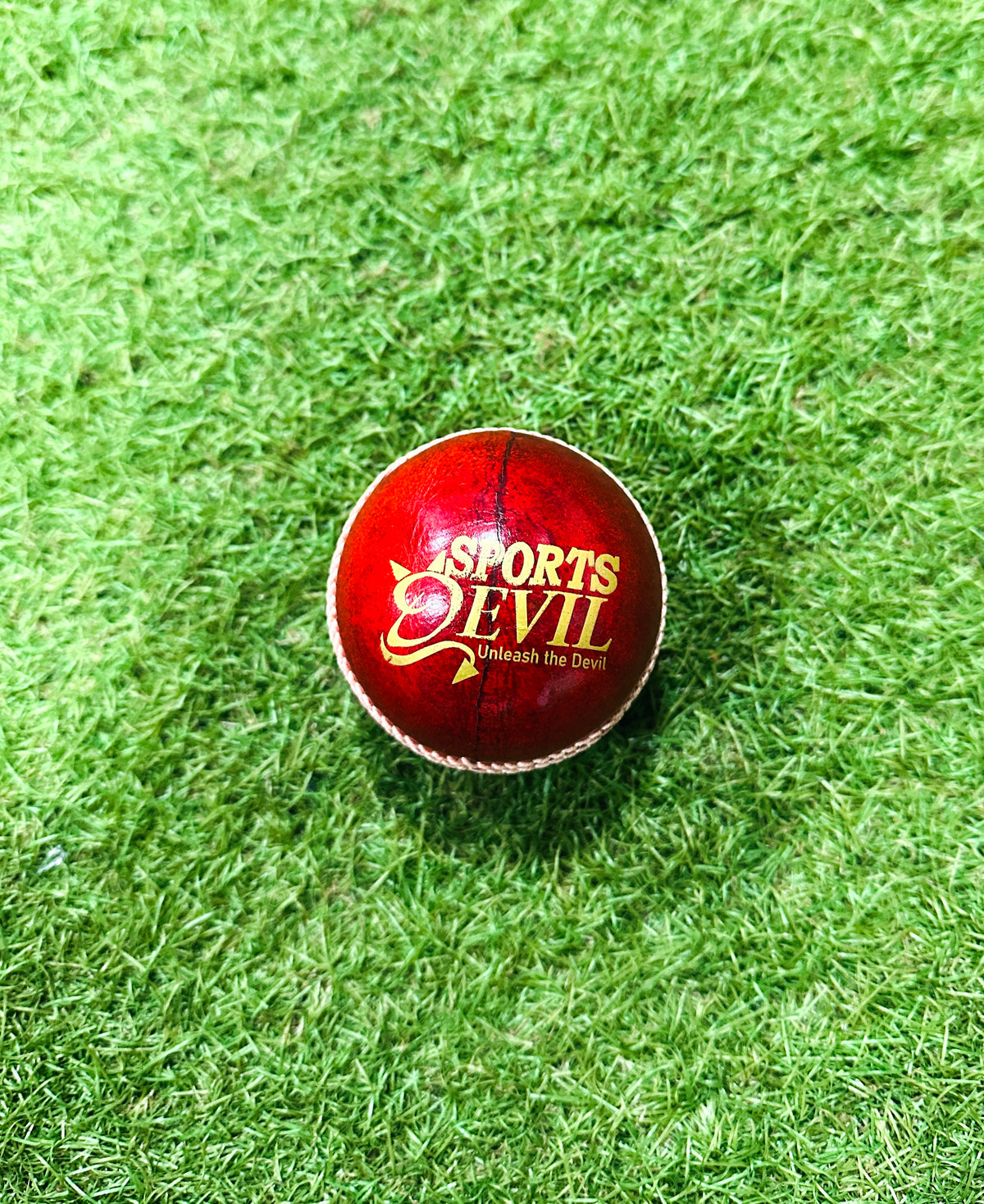 Sports Devil Men’s Red Cricket Ball