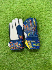 Reusch Attrakt Solid Ch99 Football Junior Goalkeeper Gloves - Blue/Gold