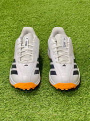 Adidas 22YDS Spike Cricket Shoes - White/Orange image 3