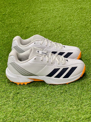 Adidas 22YDS Spike Cricket Shoes - White/Orange image 4