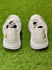 Adidas Howzat 20 Spike Cricket Shoes - White/Gold image 5