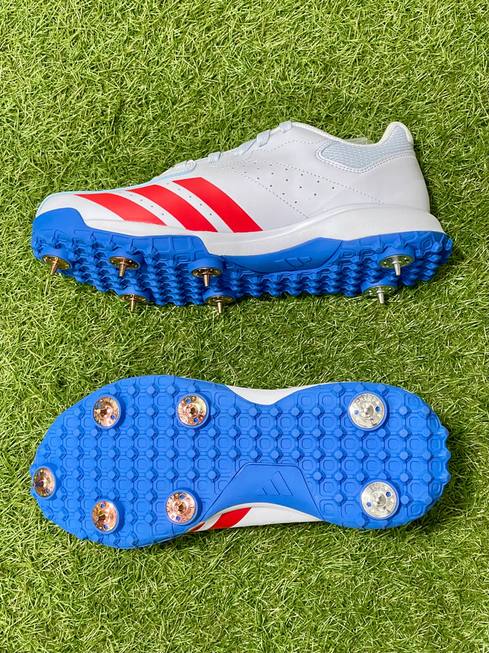 Adidas Howzat Spike Cricket Shoes - Crystal Sky main image