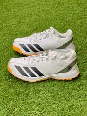 Adidas Howzat Spike Cricket Shoes - White/Orange image 2