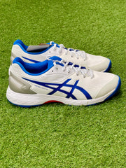 Asics 350 Not Out FF Spike Cricket Shoes - White/Tuna Blue image 4