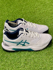 Asics Gel Lethal Field 2 Rubber Cricket Shoes - White/Atlantis Blue image 4