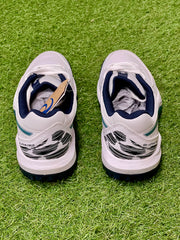 Asics Gel Lethal Field 2 Rubber Cricket Shoes - White/Atlantis Blue image 5