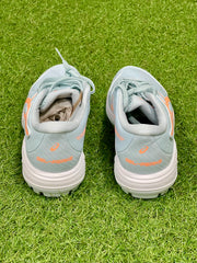 Asics Gel Peake 2 GS Rubber Cricket Shoes - Cool Grey/Bright Sunstone image 5