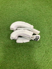 SS Super Test Pure White Cricket Batting Gloves