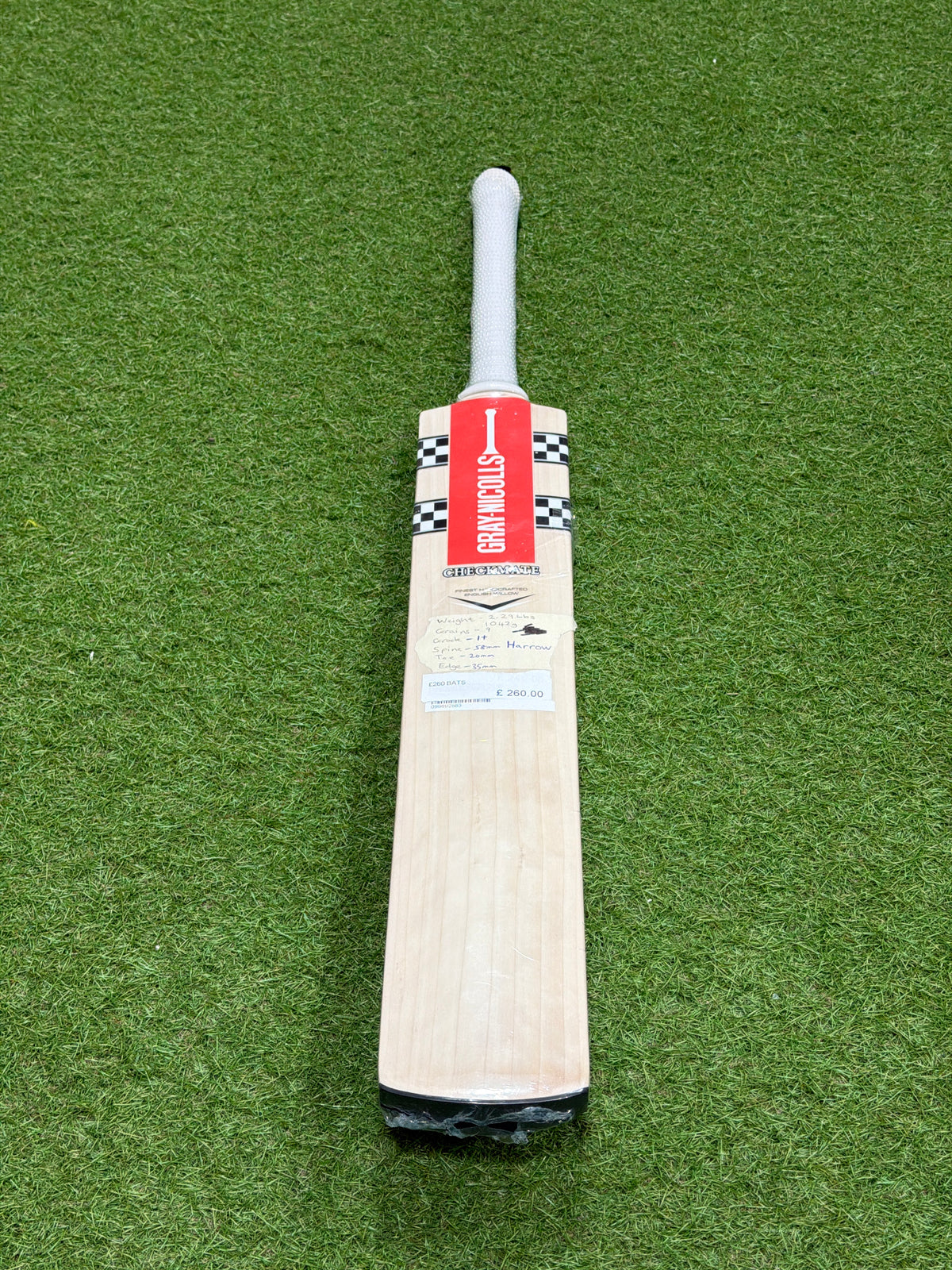 GRAY NICOLLS Checkmate Size Harrow Cricket Bat