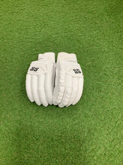 SS Super Test Pure White Cricket Batting Gloves