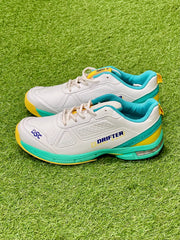DSC Drifter Spike Cricket Shoes - Sea Green/Yellow image 2