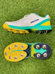 DSC Drifter Spike Cricket Shoes - Sea Green/Yellow main image