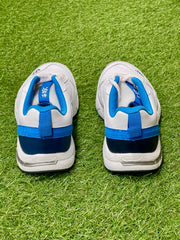DSC Drifter Spike Cricket Shoes - White/Blue image 5