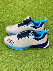 DSC Jaffa 22 Rubber Cricket Shoes - White/Navy Blue image 2