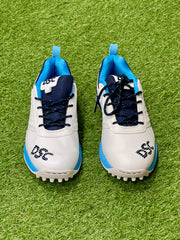 DSC Jaffa 22 Rubber Cricket Shoes - White/Navy Blue image 3