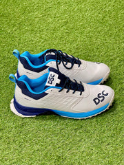 DSC Jaffa 22 Rubber Cricket Shoes - White/Navy Blue image 4