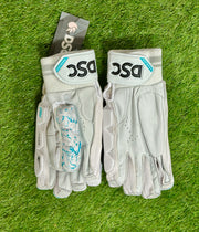 DSC Pro Blue Pattern Cricket Batting Gloves
