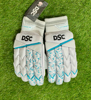 DSC Pro Blue Pattern Cricket Batting Gloves