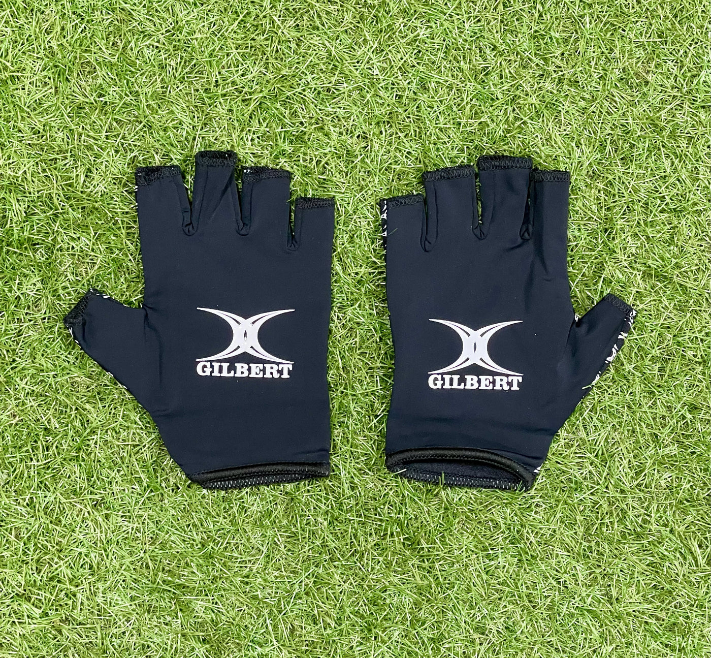 Gilbert International Half Finger Rugby Gloves