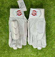 MRF Genius Emperor Gold/White Cricket Batting Gloves