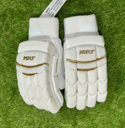 MRF Genius Emperor Gold/White Cricket Batting Gloves