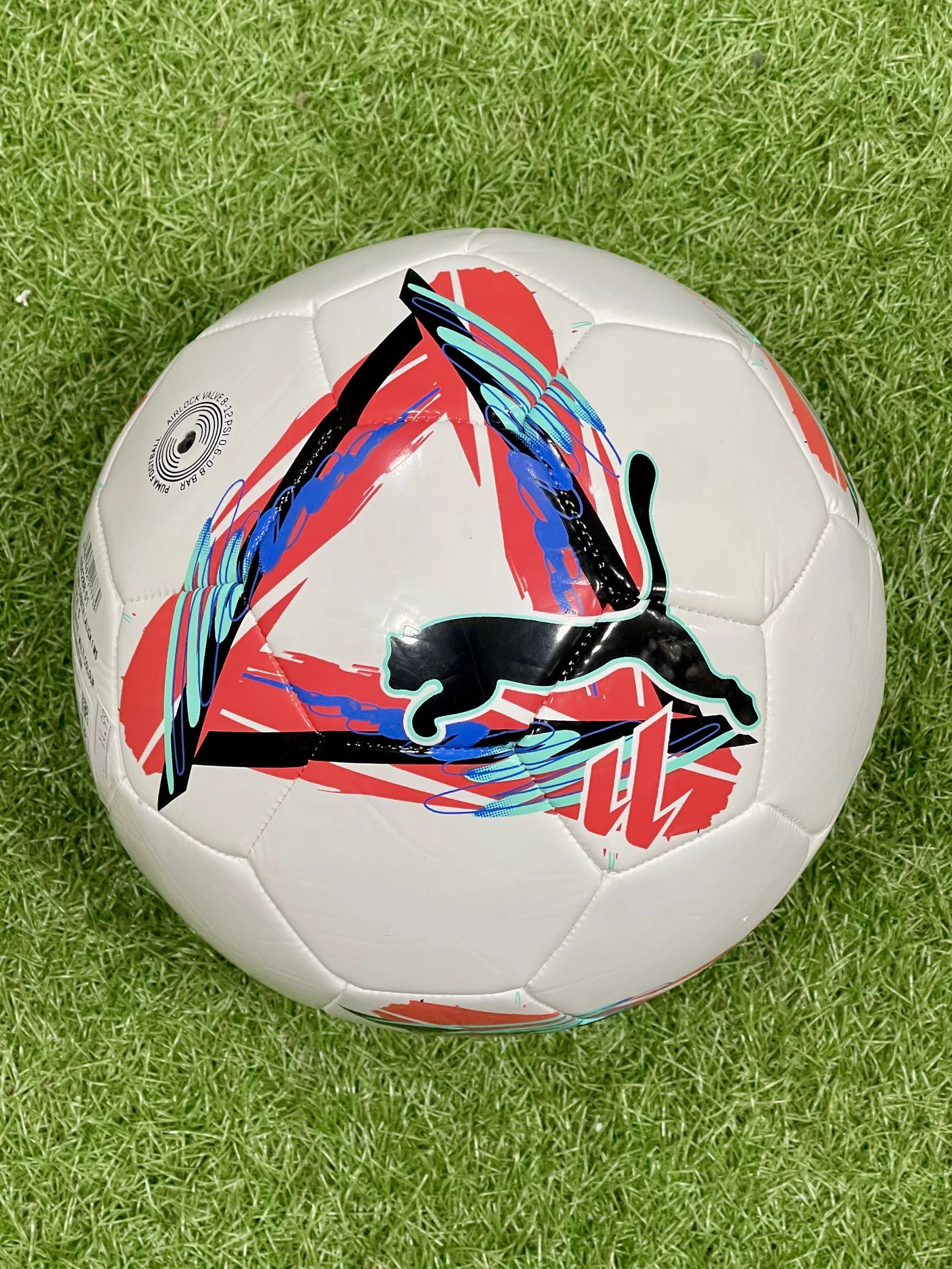 Puma Orbita Laliga 1 MS Football - White/Multicolour Black