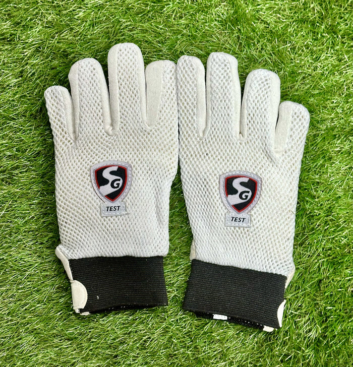 SG Test Junior Cricket Wicket Keeping Inner Gloves - Youth - Main Image