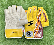 SS Single S Match Youth Cricket Junior Wicket Keeping Gloves - Image 2