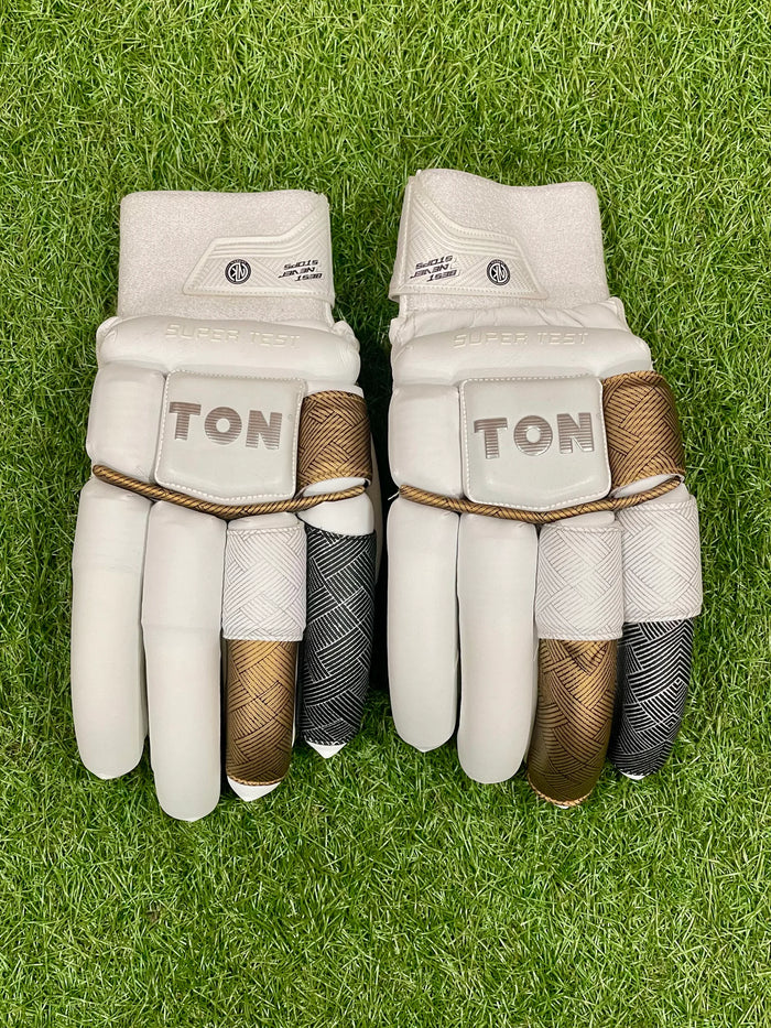 SS TON Super Test New Cricket Batting Gloves - Main View
