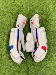 Versant x Gill Pro DG Cricket Batting Gloves - Red Blue image 3